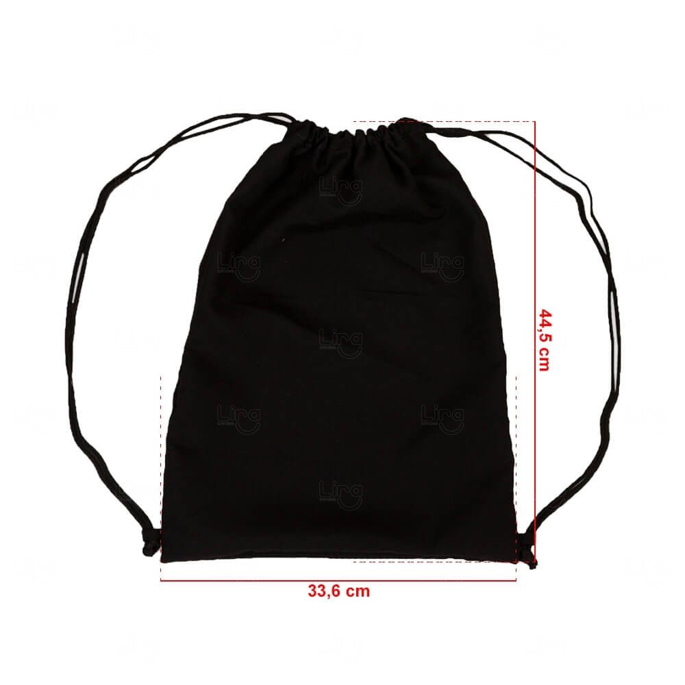 Mochila Saco Personalizada - 44,5 x 33,6 cm 