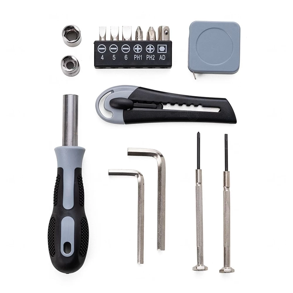 Lanterna Personalizada com Kit de Ferramentas 15 Peças 