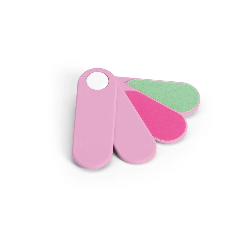 Kit de Lixas para Unhas Personalizado Rosa