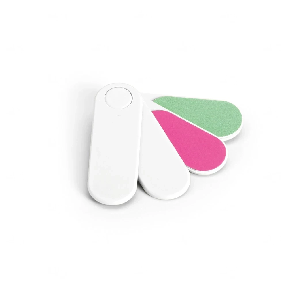 Kit de Lixas para Unhas Personalizado Branco