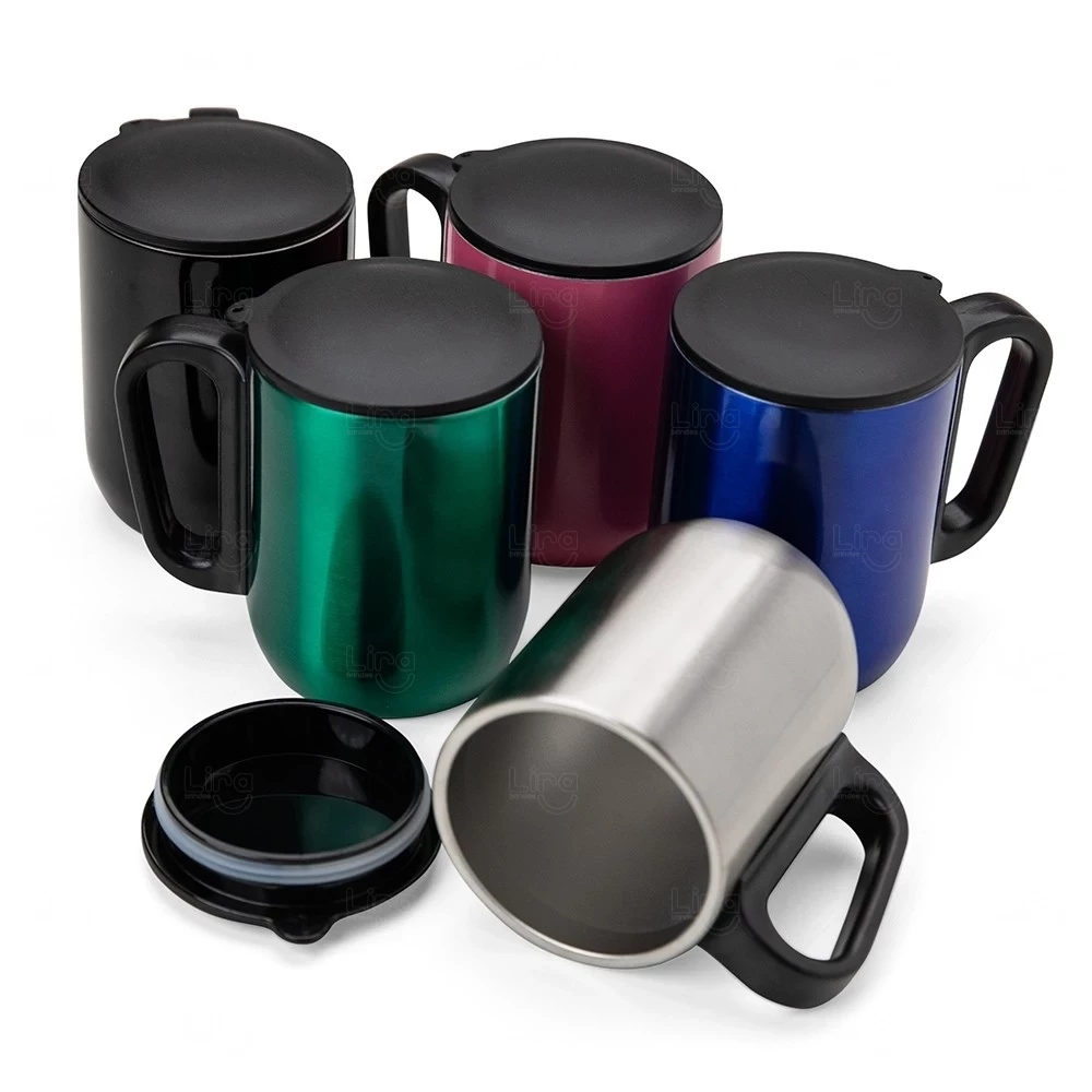 Caneca Inox Isotérmica 250ml Personalizada 