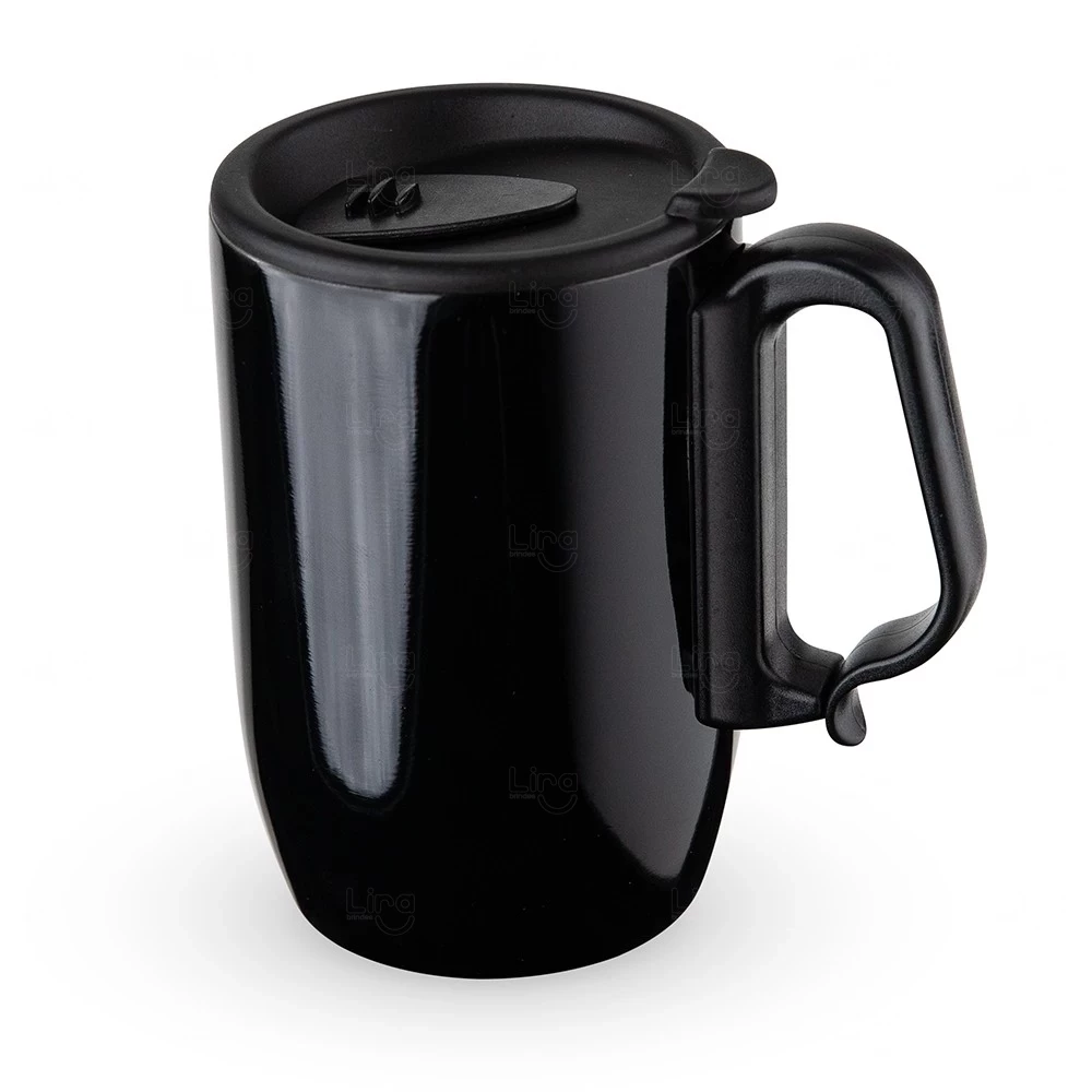 Caneca Isotérmica Inox 350ml com Tampa Personalizada 