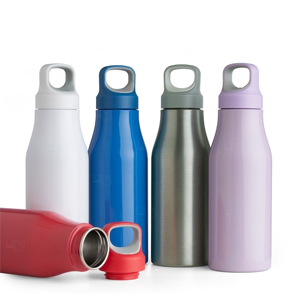 Garrafa de Inox com Alça – 650ml Personalizada 
