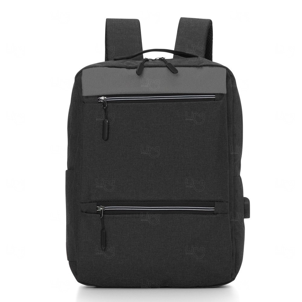 Mochila de Nylon 21L Personalizada Preto