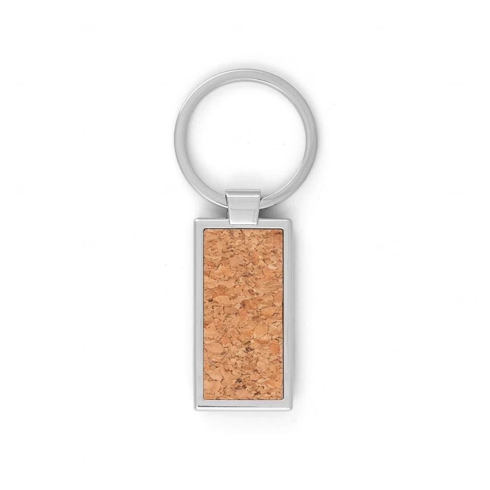 Chaveiro de Metal com Cortiça Personalizado 