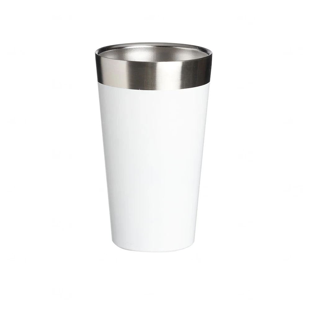 Copo Térmico Inox 500ml Personalizado Branco