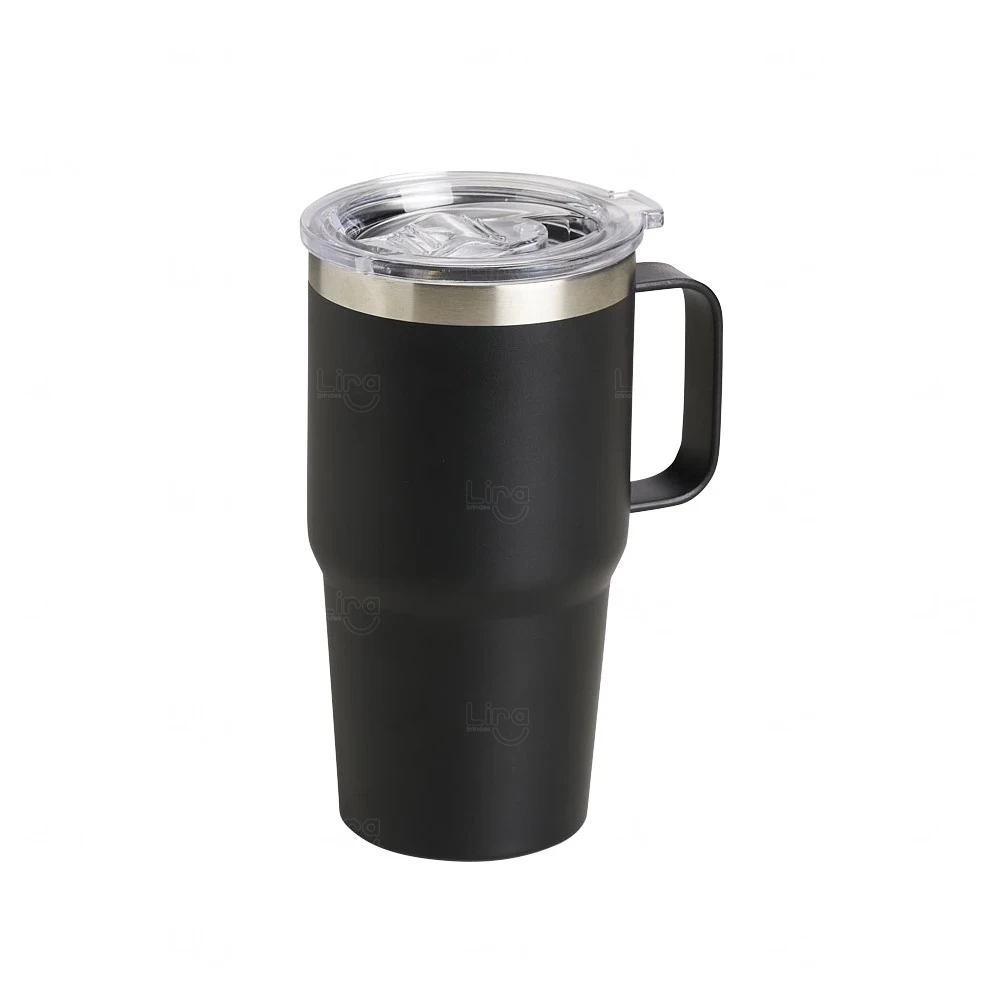 Caneca Térmica 700ml Personalizada Preto