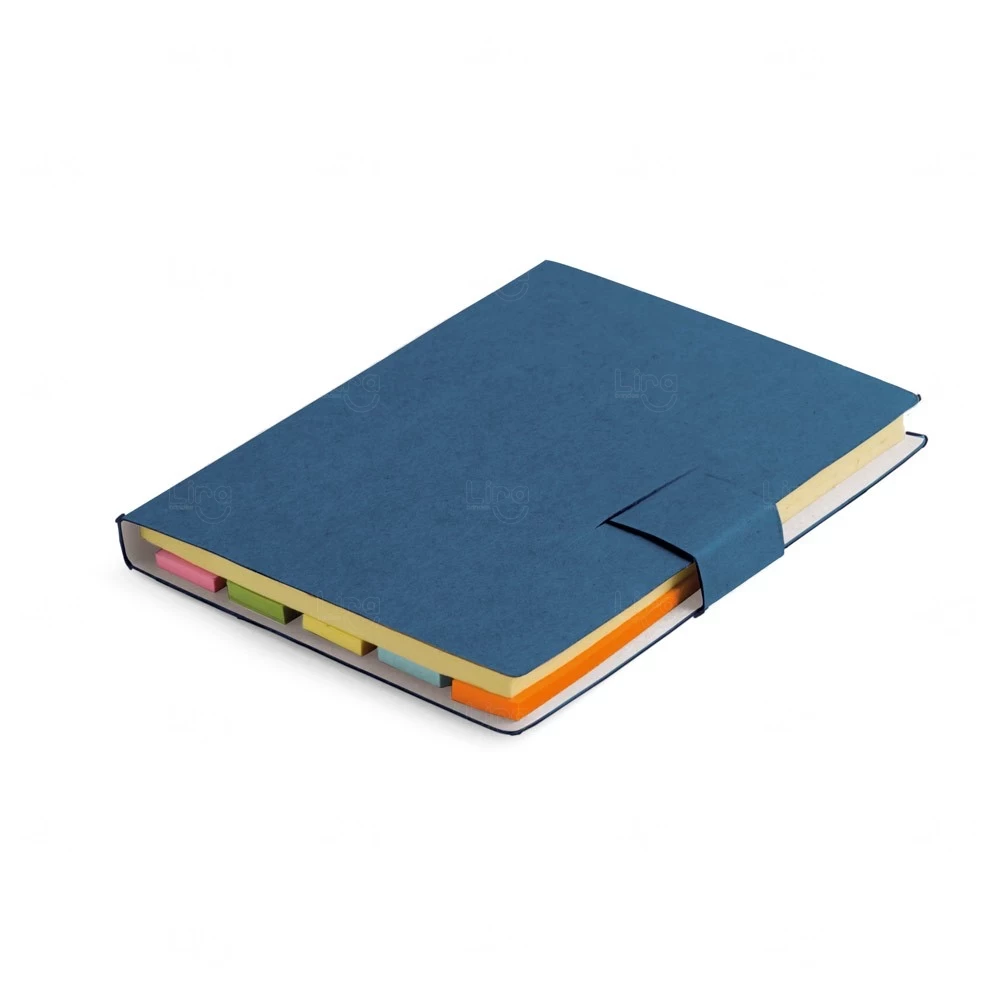 Conjunto de Blocos de Notas Adesivas com Capa Personalizado 