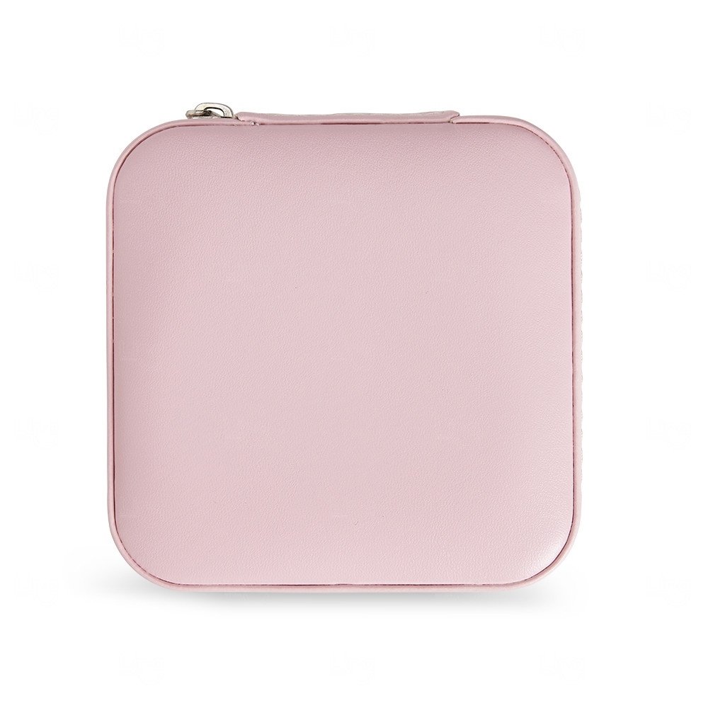 Porta-Joias em Couro Sintético Personalizado - 5x10x10cm 
