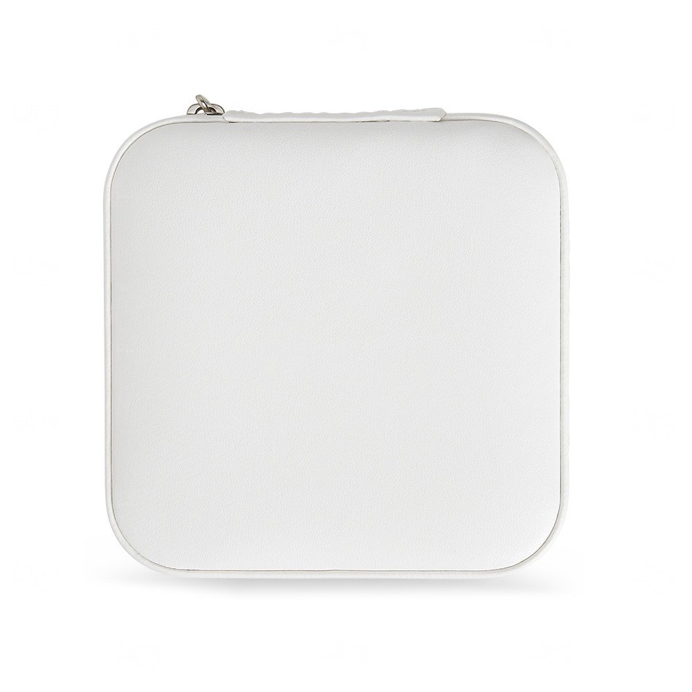 Porta-Joias em Couro Sintético Personalizado - 5x10x10cm 