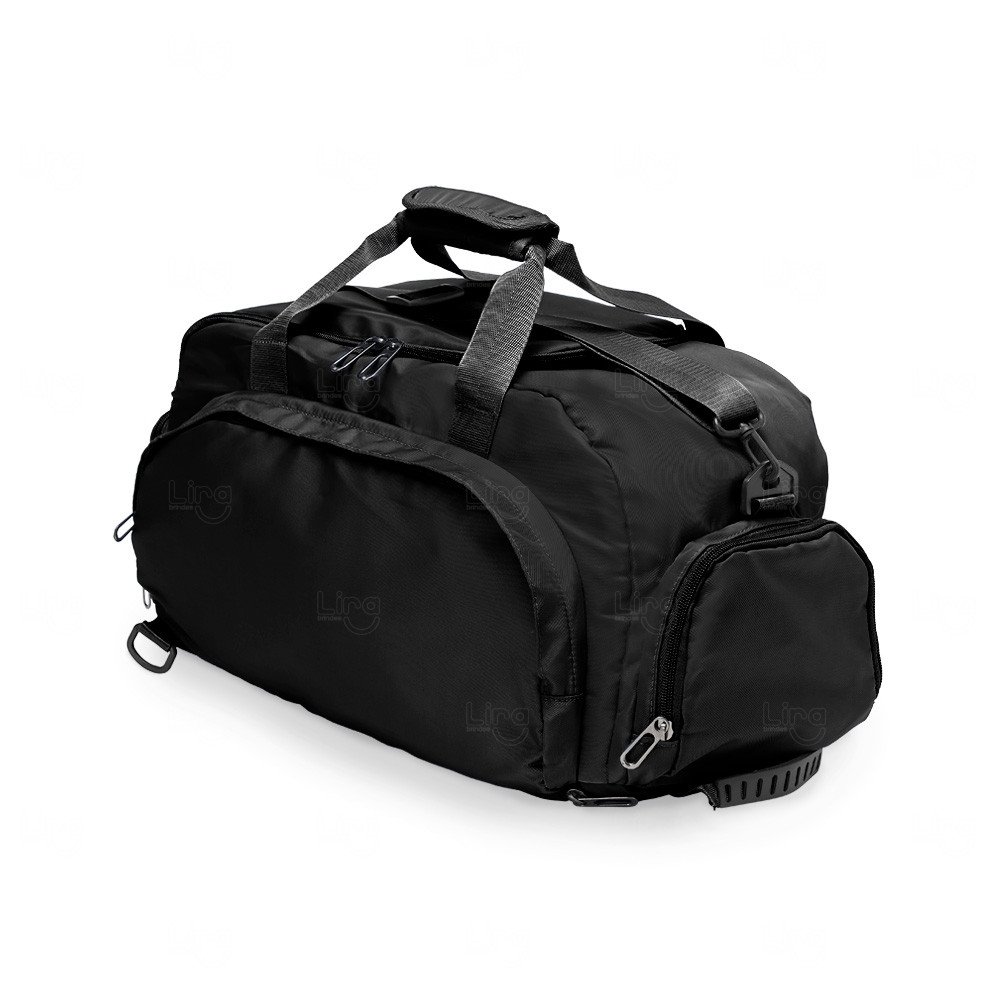 Bolsa Esportiva 28L Impermeável Personalizada Preto