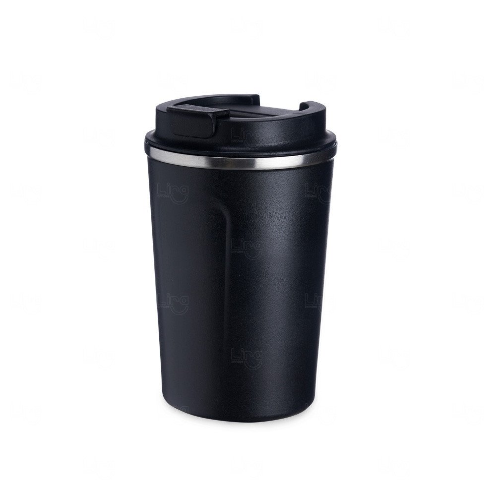 Copo Térmico 350ml Personalizado Preto