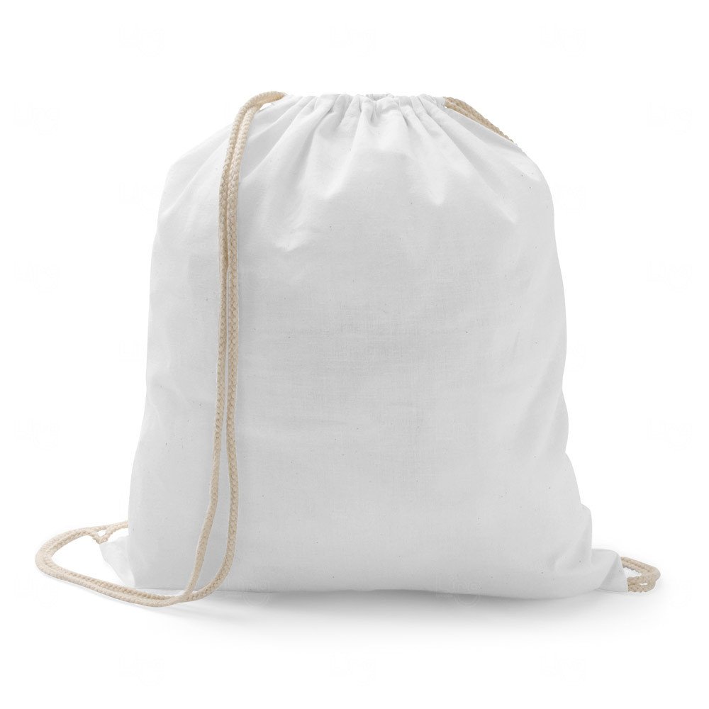 Sacochila Personalizada 100% Algodão - 41 x 37 cm 
