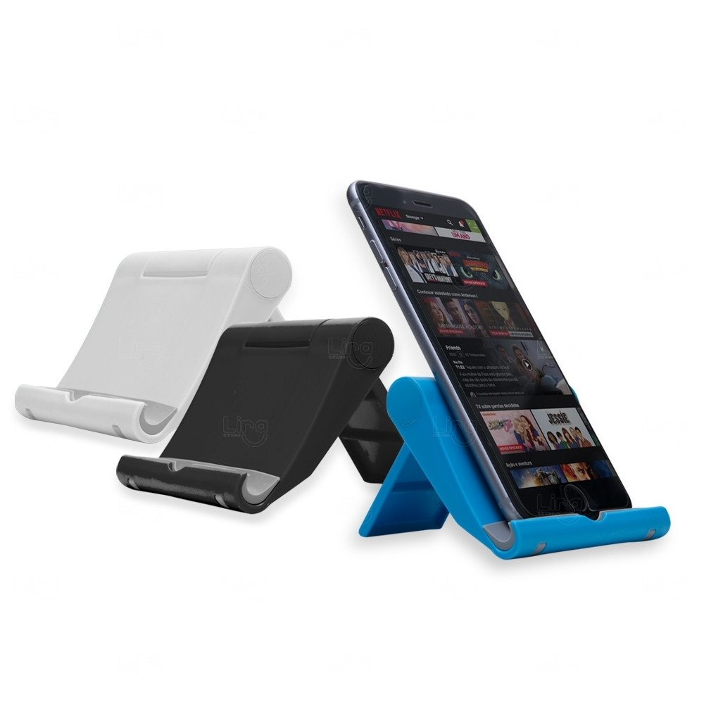 Suporte Plástico Dobrável para Celular Personalizado 