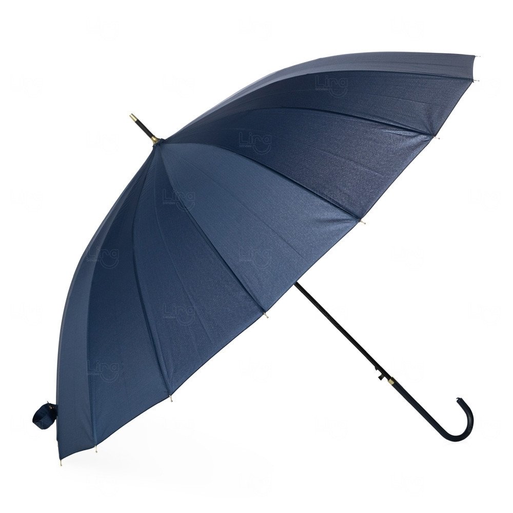 Guarda-Chuva com Pega de Couro Sintético Automático Personalizado 