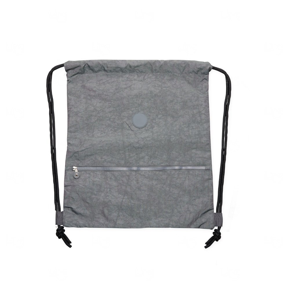 Sacochila Impermeável com Bolso Frontal Personalizada - 47x42 cm Cinza
