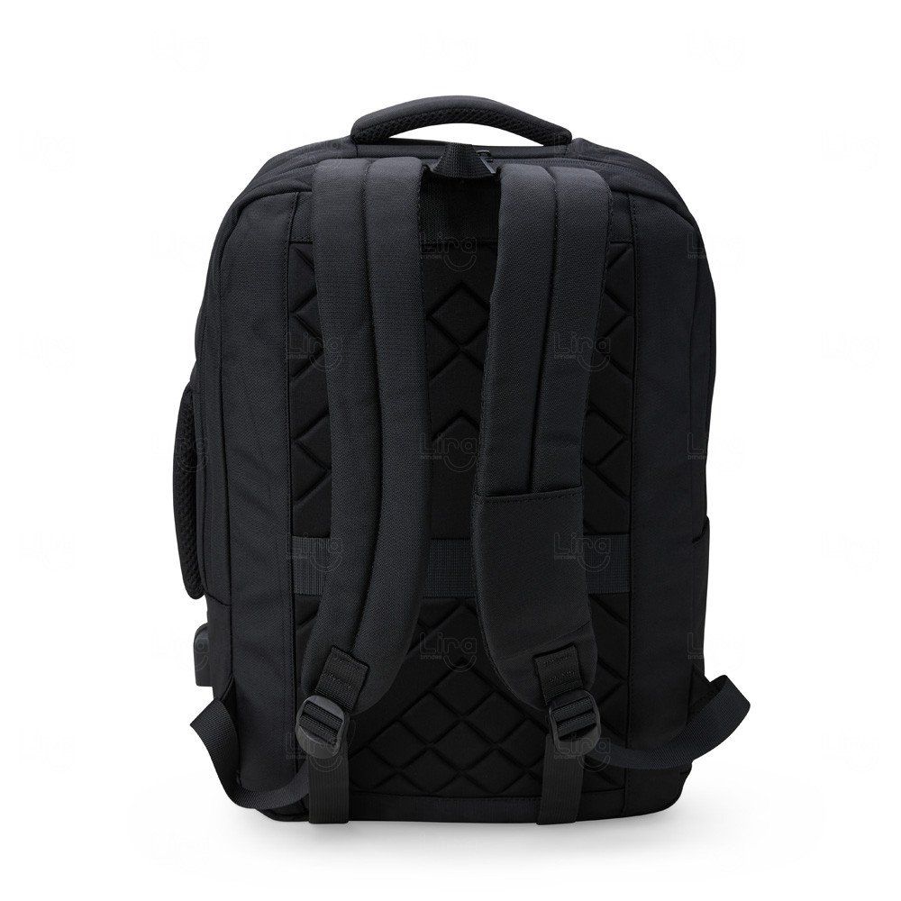Mochila de Nylon 20L com USB Personalizada 