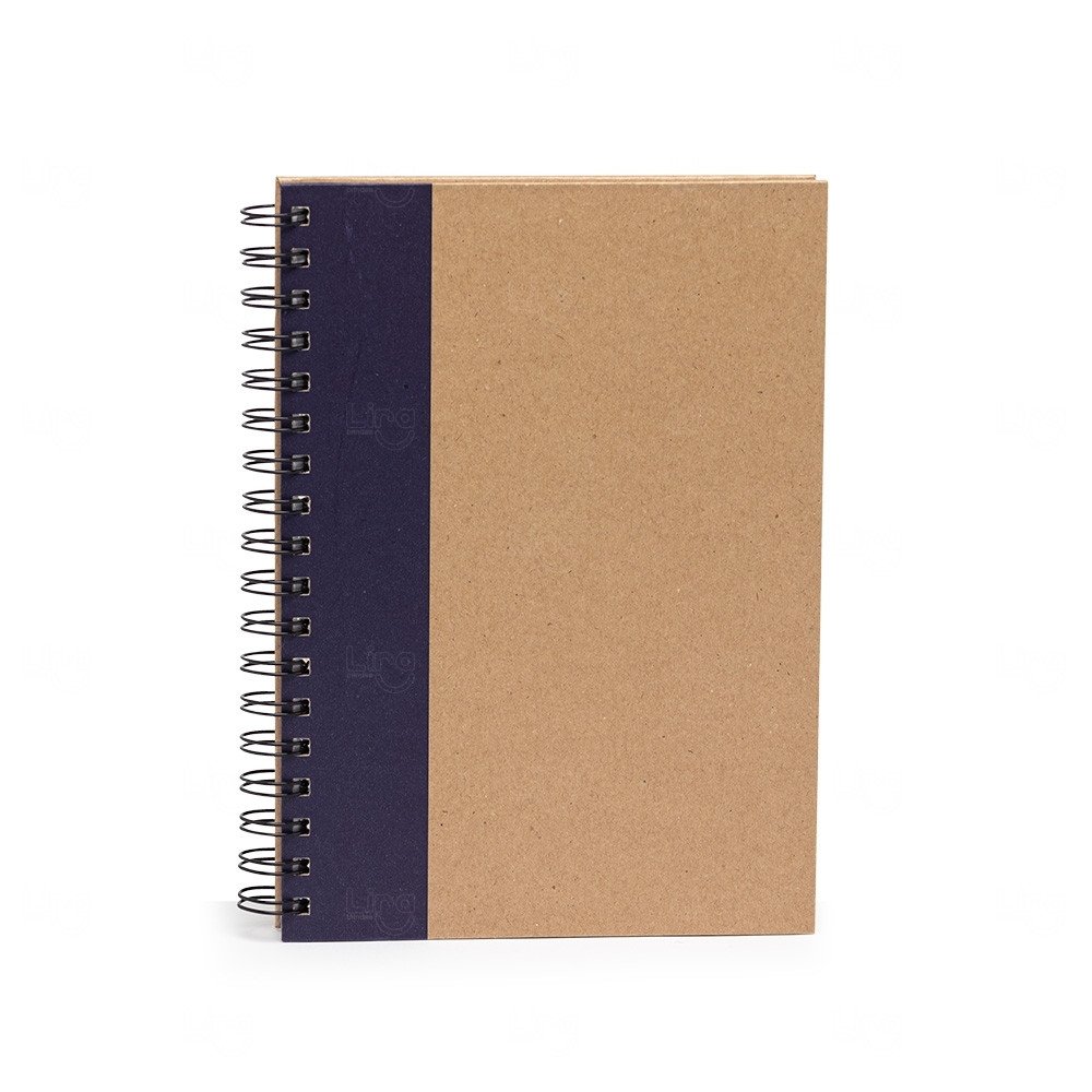 Caderno Kraft Personalizado - 23,7 x 17,9 cm 