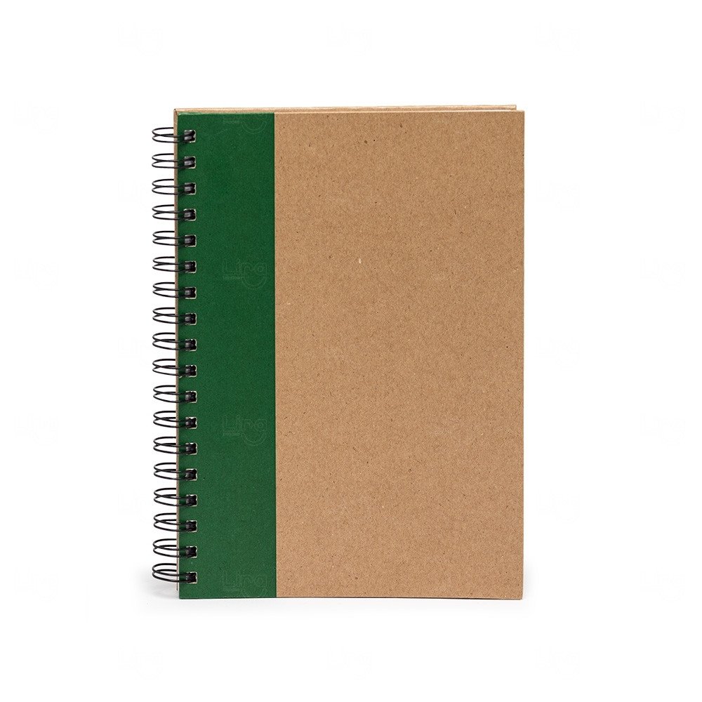 Caderno Kraft Personalizado - 23,7 x 17,9 cm 