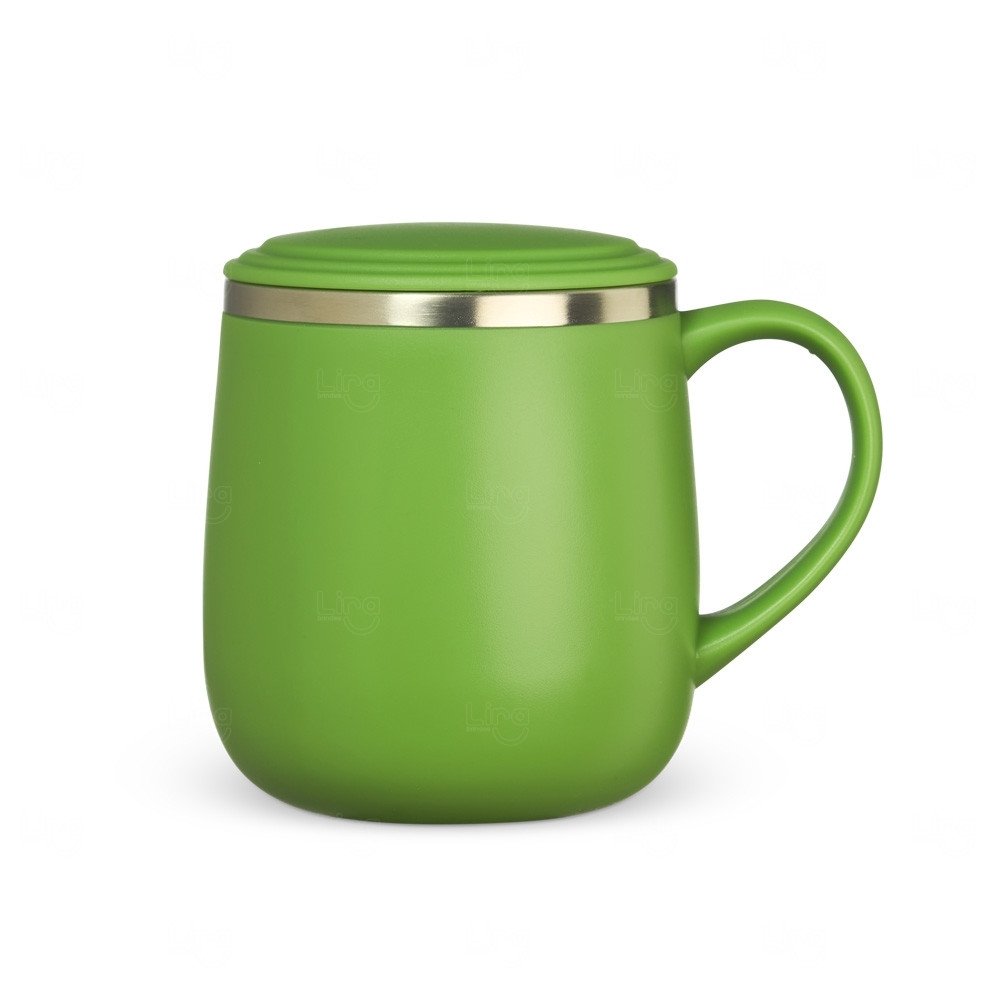 Caneca Isotérmica Inox 370ml Personalizada 