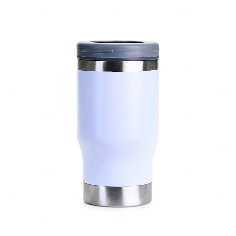 Copo Térmico Inox Multiuso 380ml Personalizado Branco