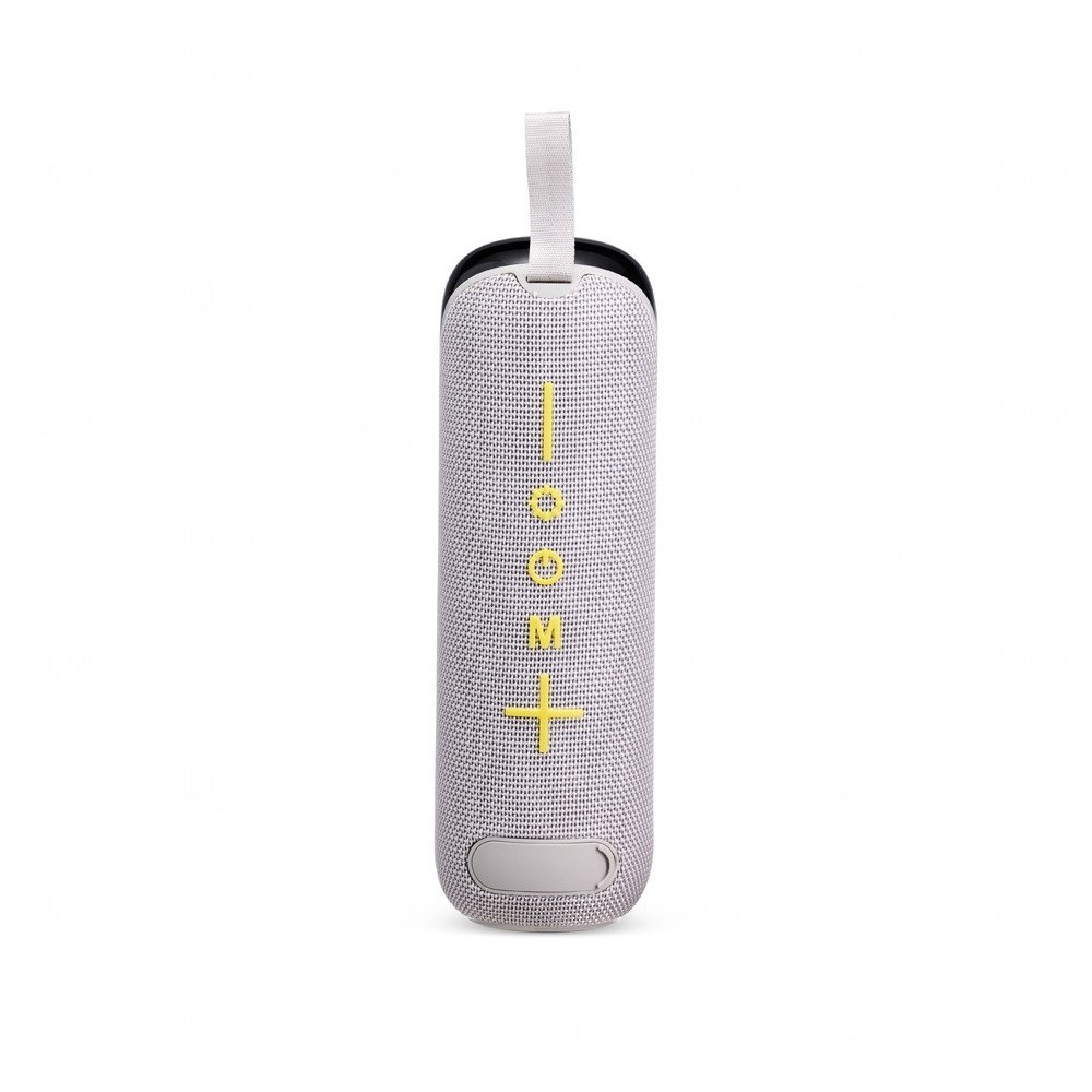 Caixa de Som Bluetooth com Luzes Personalizada Cinza