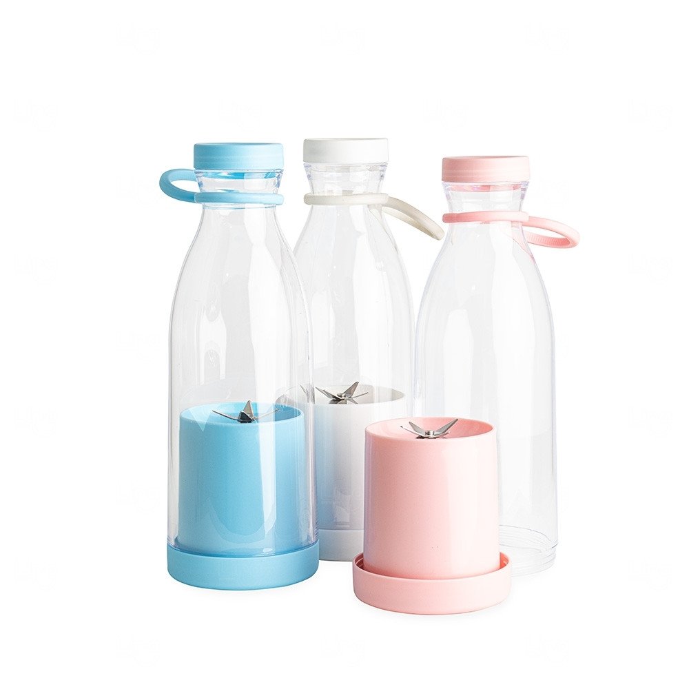 Garrafa com Misturador Portátil 380ml Personalizada 