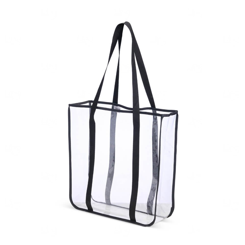 Sacola Transparente em PVC Personalizada - 40 x 36,3 cm 
