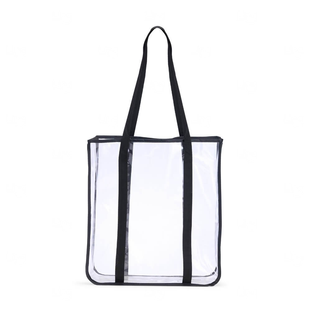 Sacola Transparente em PVC Personalizada - 40 x 36,3 cm 