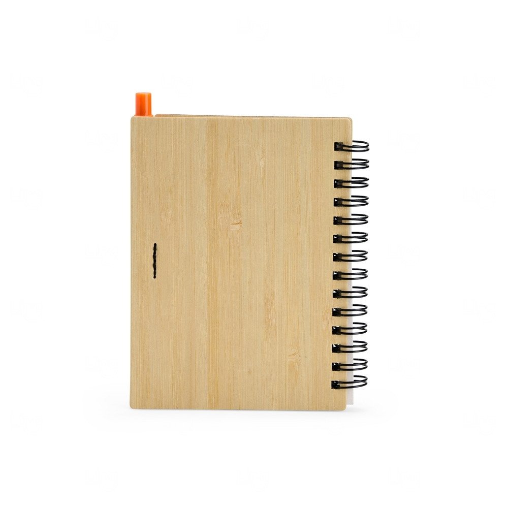 Caderno Ecológico com Caneta Personalizado - 10,5 x 13,5cm 