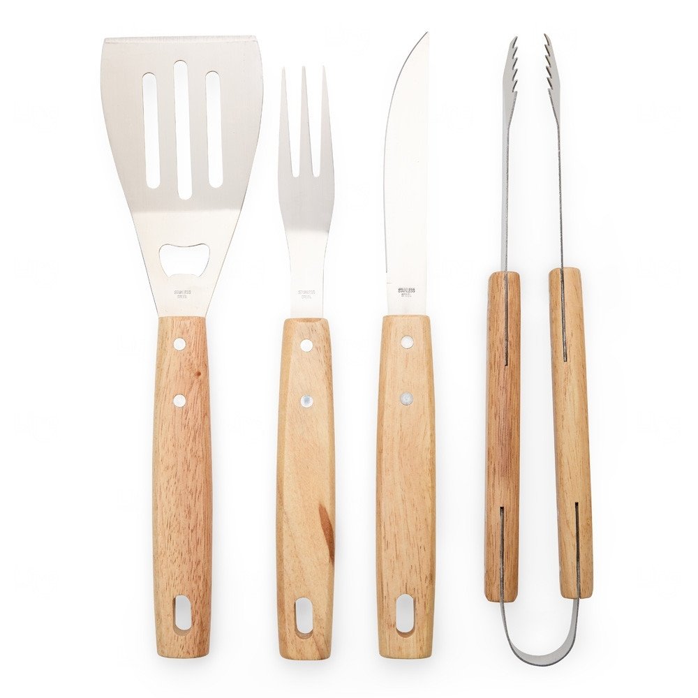 Kit Churrasco Personalizado com 4 Peças 
